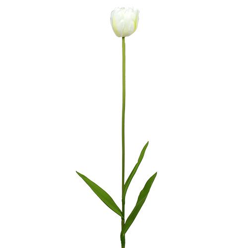 Kunsttulpen witgroen 86cm 3st