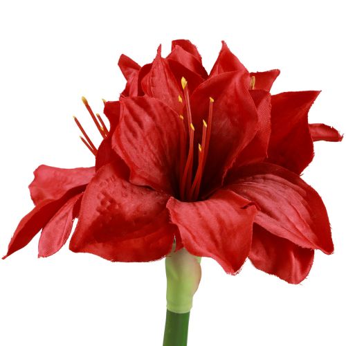 Kunst Amaryllis Kerstbloemen Rode Kunstbloemen L40cm