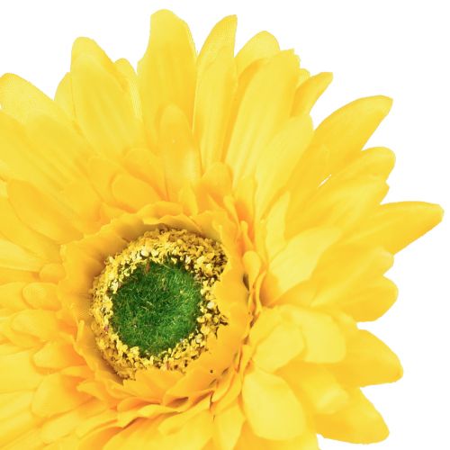 Artikel Kunstbloemen gerbera zonnig geel 47cm