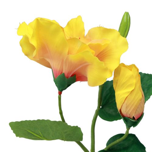 Artikel Kunstbloemen Hibiscus Geel 62cm