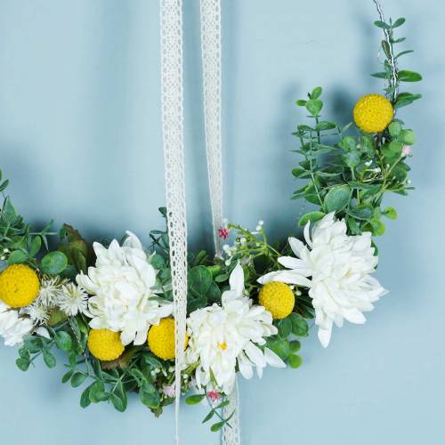 Floristik24 Dahlia kunst creme 25,5cm 3st