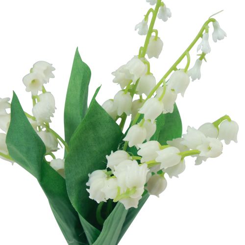 Floristik24 Kunstlelietje-van-dalen weidebloemen decoratie 34cm 3st