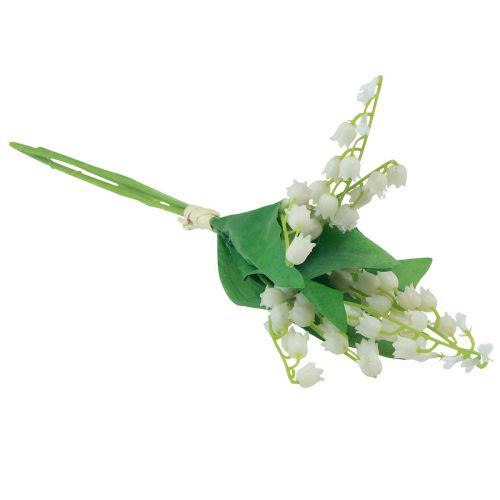 Floristik24 Kunstlelietje-van-dalen weidebloemen decoratie 34cm 3st
