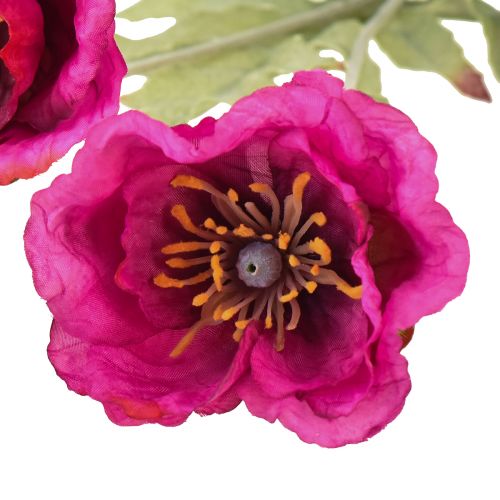 Floristik24 Kunstklaprozen decoratieve zijden bloemen roze 70cm