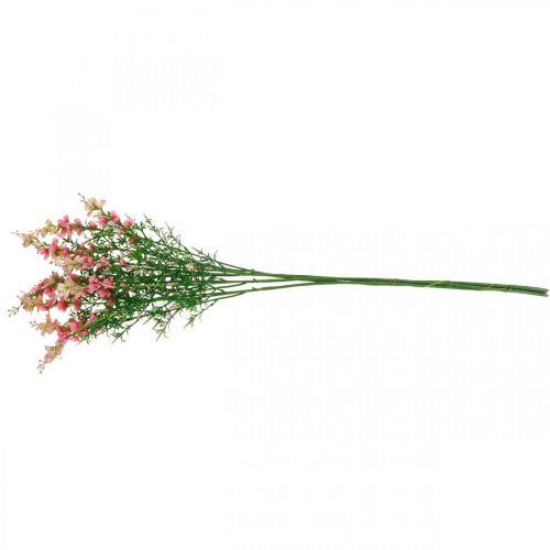 Floristik24 Kunstweide bloemen roze zijden bloemen kunstbloemen 4st
