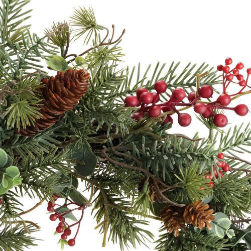 Artikel Kunstmatige Adventskrans rode bessen decoratieve krans Ø45cm