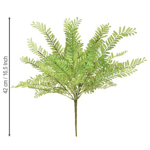 Artikel Kunstmatige varen decoratie kunstmatige varen kunstplant groen 42cm