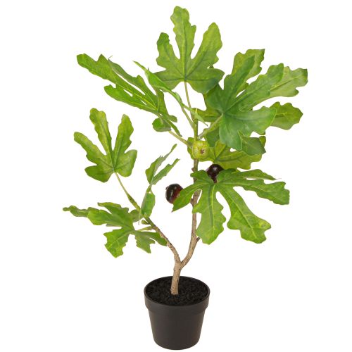 Kunstvijgenboom in pot kunstplant met vruchten 40cm