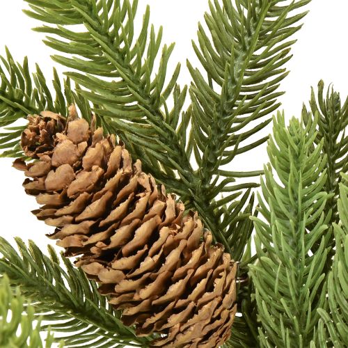 Artikel Kunstmatige dennentak met echte dennenappels Kersttak 78cm