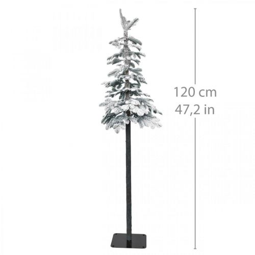 Artikel Kunstkerstboom sneeuwdecoratie 120cm