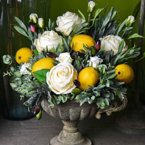 Floristik24 Eucalyptus kunstplanten kunstplant groen 34cm 6st