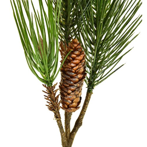 Floristik24 Kunst Dennentak met Kegels 3 takken Groen Bruin 60cm
