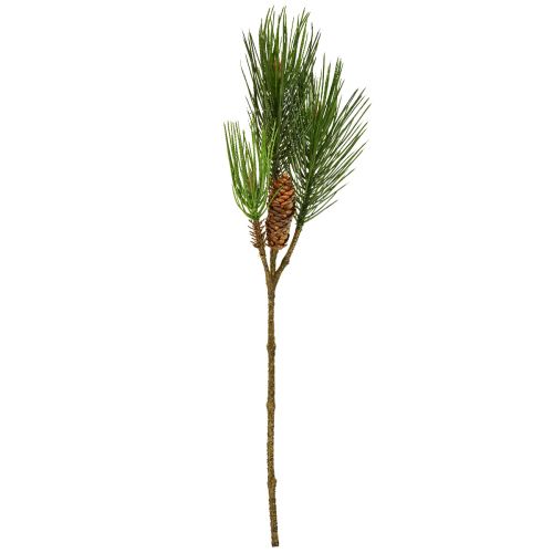 Floristik24 Kunst Dennentak met Kegels 3 takken Groen Bruin 60cm