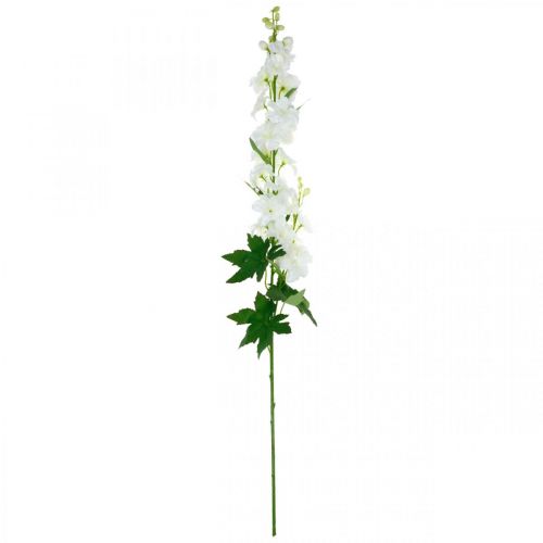 Floristik24 Ridderspoor wit delphinium kunstbloem zijden bloemen 98cm
