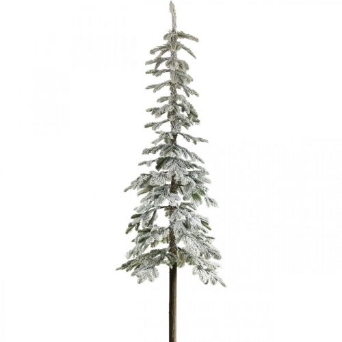 Kunstkerstboom slank gesneeuwd winterdecoratie H180cm
