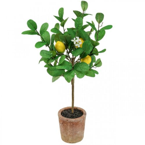 Artikel Citroen kunstboom in pot Citroenboom 58cm