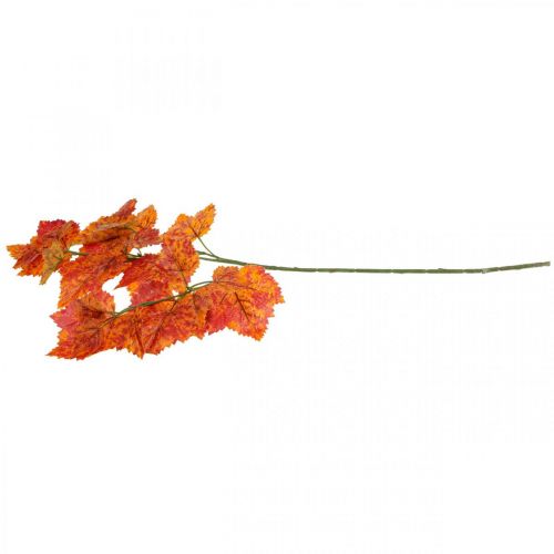 Artikel Kunstwijnbladeren Rood Oranje Groen Kunstplanten 63cm 3st