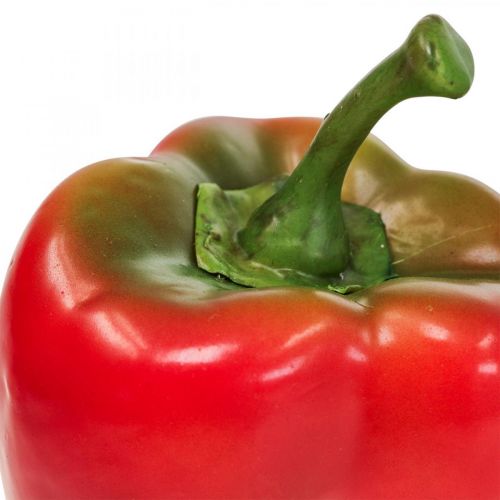 Floristik24 Kunstgroenten decoratie peper rood groen Ø 8cm H13cm 3st