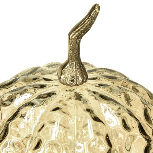 Artikel Pompoendecoratie glas glazen pompoen tafeldecoratie herfst Ø14cm H19cm