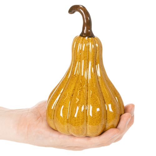 Decoratieve pompoen voor tafeldecoratie Halloween 18cm | Floristik24.nl