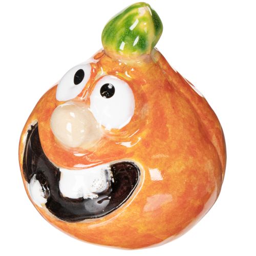 Decoratieve pompoenfiguurtjes als leuke herfstdecoratie, 6 cm, 2 stuks | Floristik24.nl