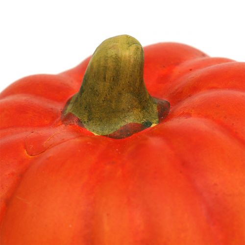 Floristik24 Pompoen keramiek oranje Ø6cm H8,5cm