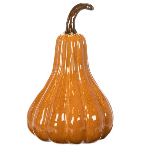 Keramische pompoen als herfsttafeldecoratie, 26 cm | Floristik24.nl