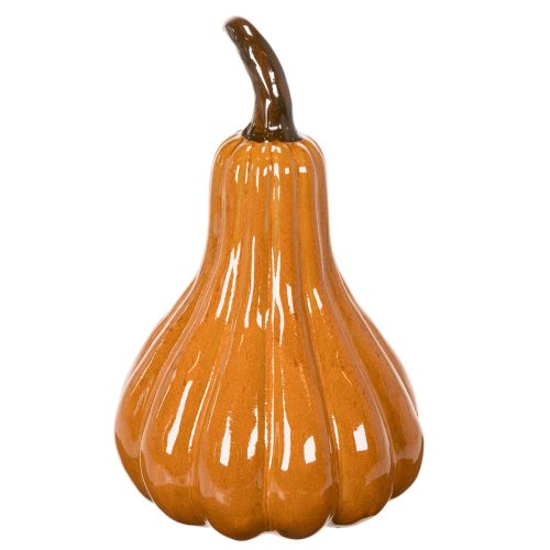 Keramische pompoen als herfsttafeldecoratie, 26 cm | Floristik24.nl
