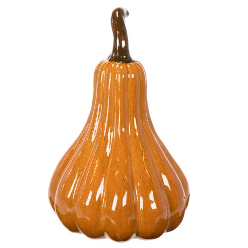 Keramische pompoen als herfsttafeldecoratie, 26 cm | Floristik24.nl