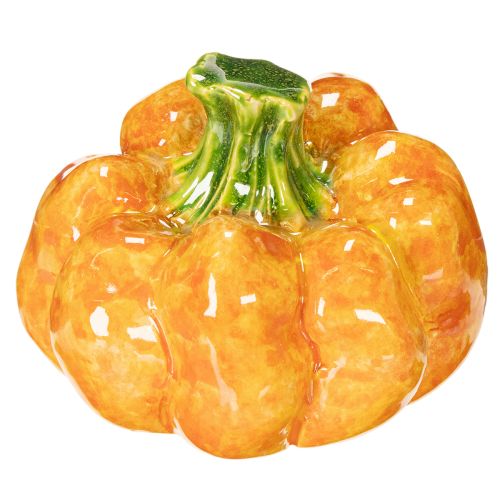 Pompoenfiguurtjes voor herfsttafeldecoratie, herfstdecoratie, 10 cm, 2 stuks | Floristik24.nl