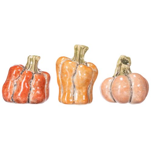 Pompoenenset: Kleine decoratieve pompoenen voor herfstdecoratie, 5 cm, 3 stuks