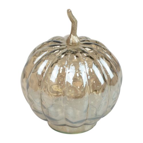 Pompoen decoratie glas glazen pompoen tafeldecoratie herfst Ø14cm H19cm