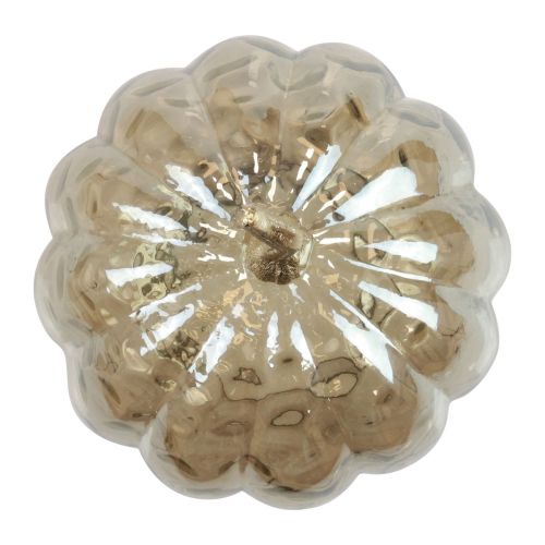Artikel Pompoen decoratie glas glazen pompoen tafeldecoratie herfst Ø14cm H19cm
