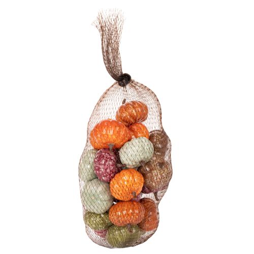 Mini pompoen decoratieset, herfst- en Halloweenversieringen, diverse kleuren, 4 cm, 24 stuks | Floristik24.nl