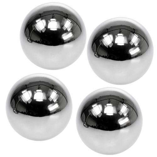 Ballen van RVS voor decoratie Ø6cm 10 stuks
