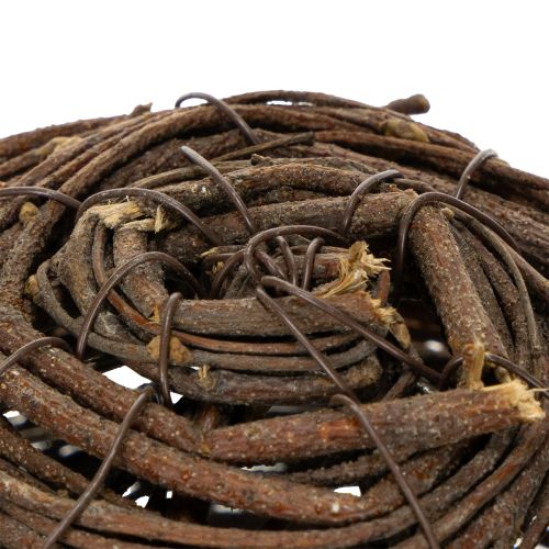 Artikel Wijnrankbol, naturel bruin, voor decoratie, Ø14cm H14cm