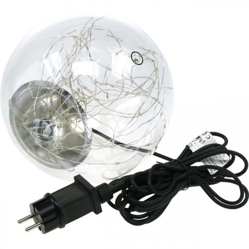 Floristik24 LED bal groot binnen en buiten Ø20cm helder 80L warm wit