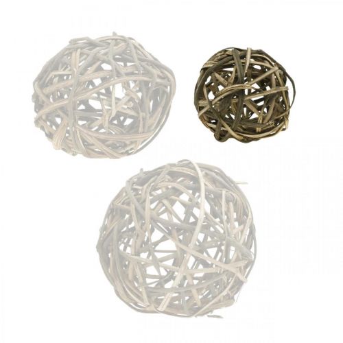 Floristik24 Decoratiebal naturel vinewood Ø15cm