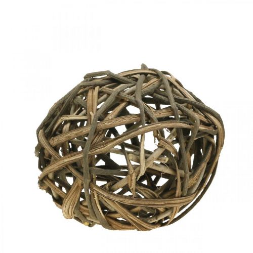 Decoratiebal naturel vinewood Ø20cm