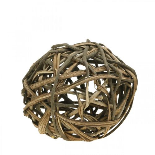 Floristik24 Decoratiebal naturel vinewood Ø20cm