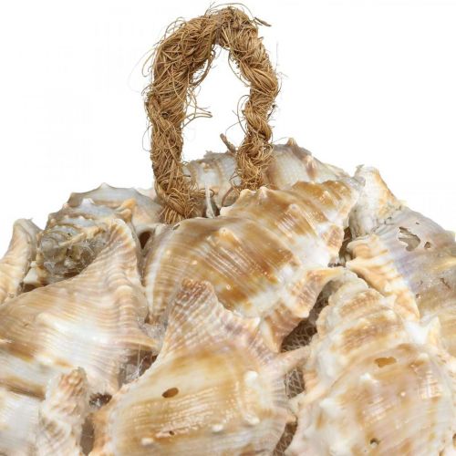 Artikel Deco bal slakkenhuizen schelpen deco hangend natuur Ø12cm