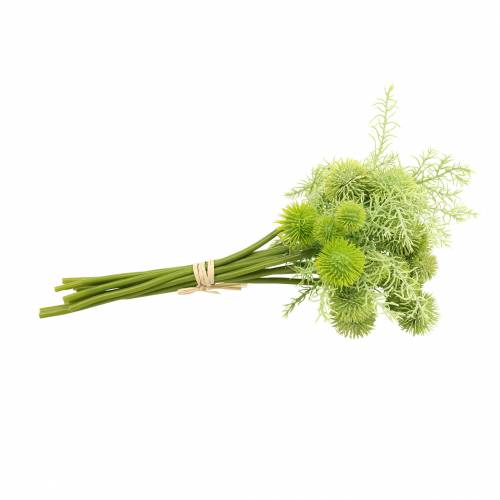 Floristik24 Boldistel in bos kunst groen assorti 34cm 10 st