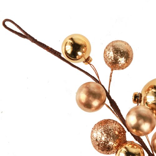 Floristik24 Bolslinger Kerstslinger Kerst goud 160cm