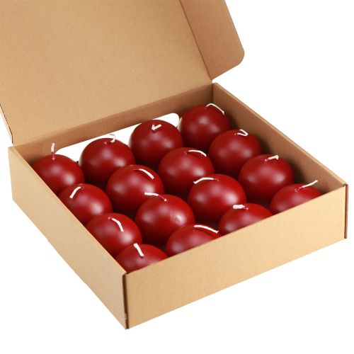 Artikel Bolkaarsen 60mm oudrood 16 stuks