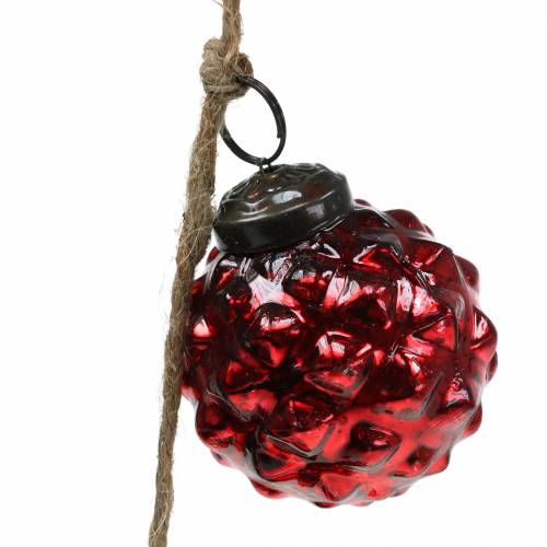 Artikel Kerstversieringsslinger kerstboomballen rood 120cm