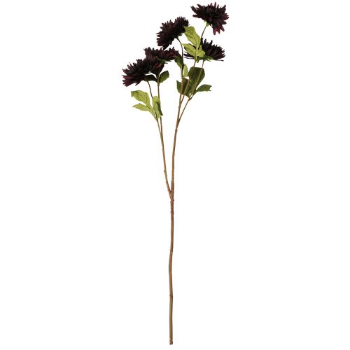 Artikel Kunstbloemdahlia met 5 bloemen in bordeauxrood 105cm