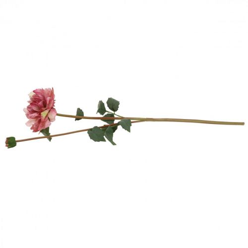 Kunstbloem dahlia roze bloesem met knop H57cm | Floristik24.nl