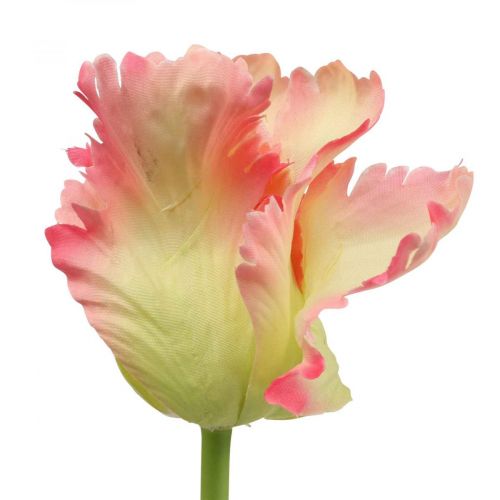 Artikel Kunstbloem, papegaaitulp roze, lentebloem 63cm