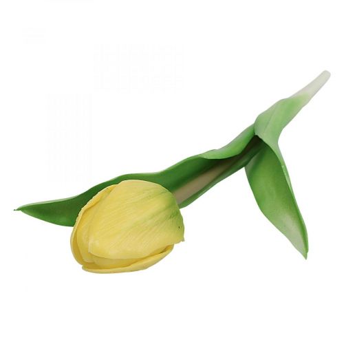 Artikel Kunstbloem Tulp Geel Real Touch Lentebloem H21cm