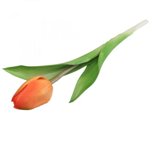 Artikel Kunstbloem Tulp Oranje Real Touch lentebloem H21cm